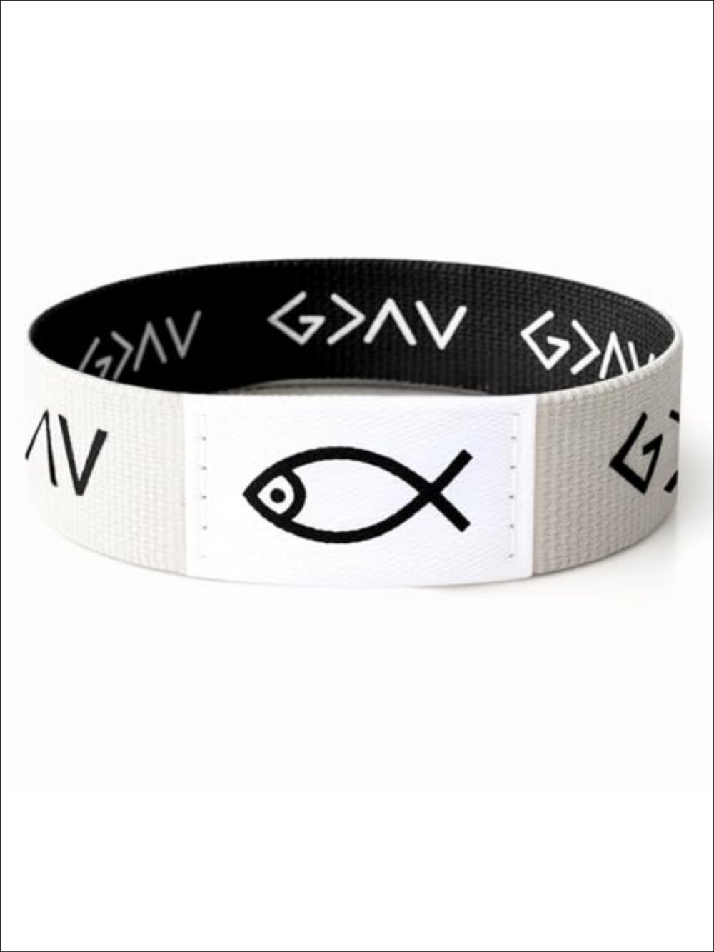 NFC Bible Verse Bracelet Tap to Read Scripture Fabric Wristband 7.5in